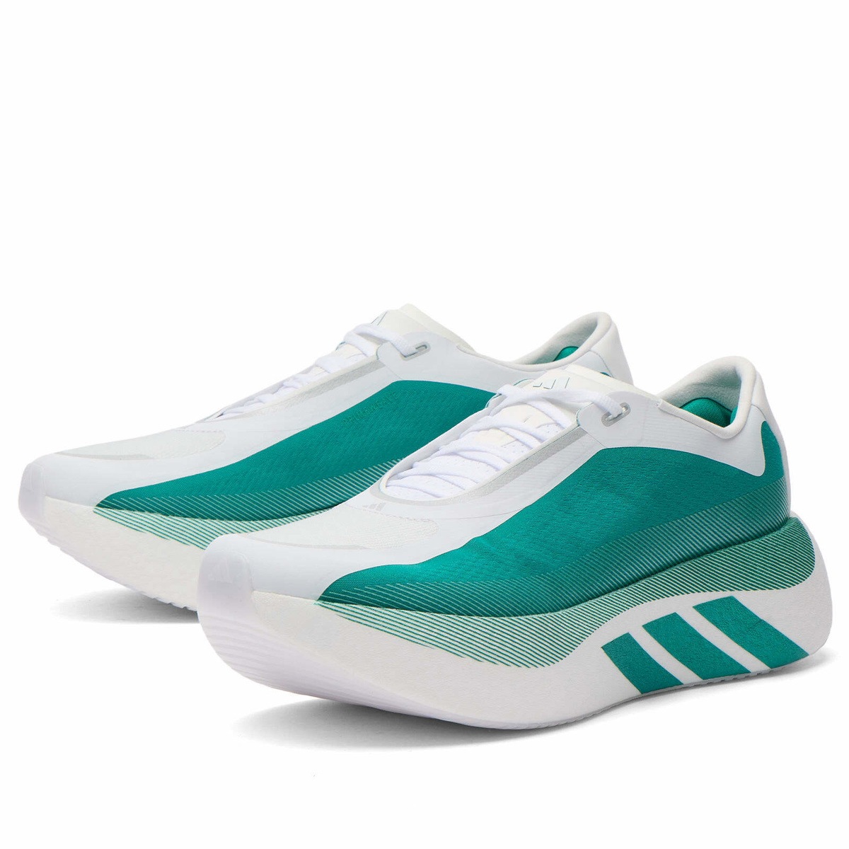 Adidas Men's Hyperboost Edge Sneaker in White/Eqt Green