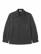 UMIT BENAN B - Double-Faced Cashmere Overshirt - Gray
