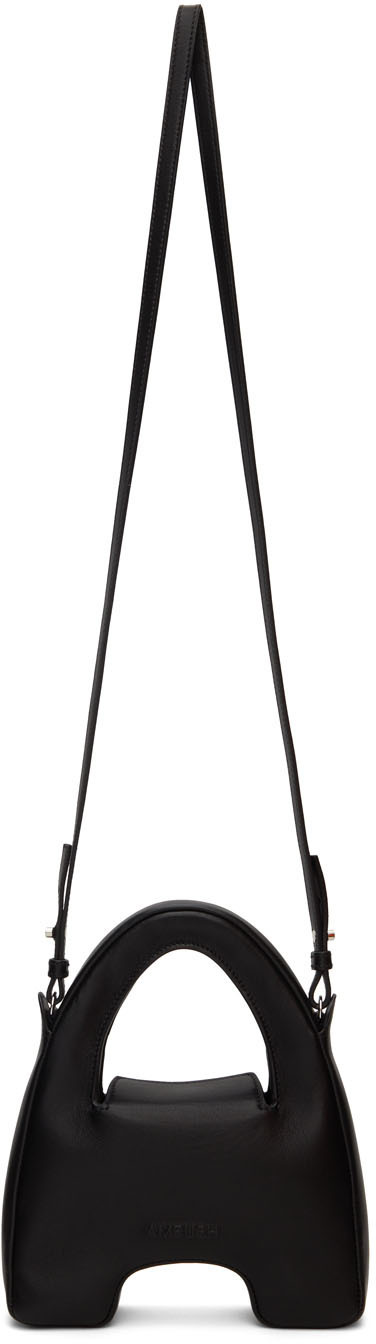 AMBUSH Black Padded 'A' Top Handle Bag