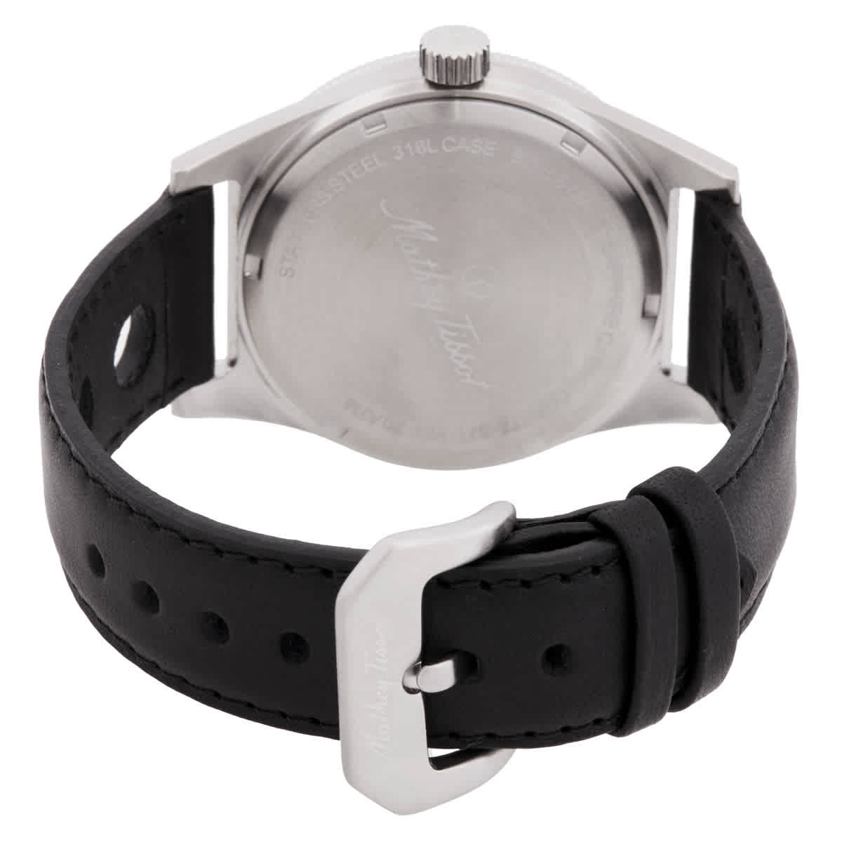 Mathey-Tissot Mergulhador GMT Quartz Black Dial Mens Watch MRGAN