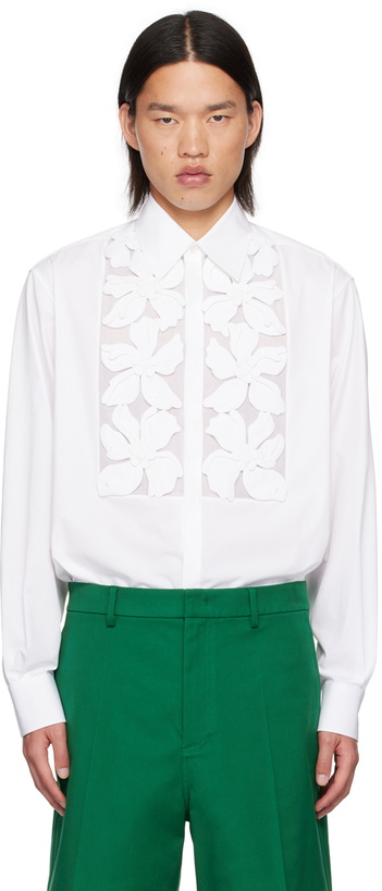 Photo: Valentino White Floral Shirt