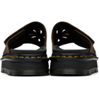 Dr. Martens Brown Zebzag Flower Sandals