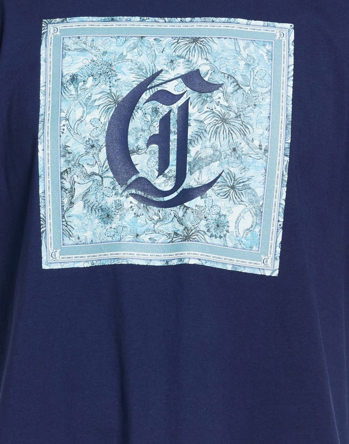 Just Cavalli Mens T-shirt in Navy