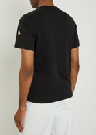 Moncler Logo Cotton T-shirt Black