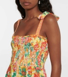 Poupette St Barth Triny printed midi dress
