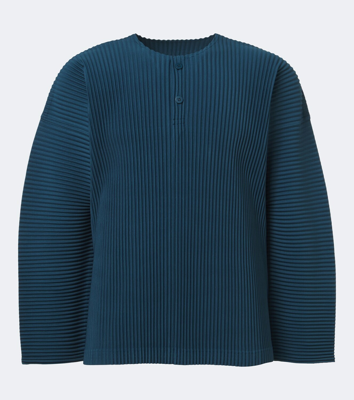 Homme Plissé Issey Miyake Monthly Colors: September pleated Henley shirt