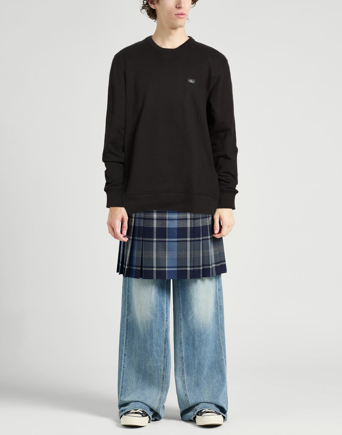 Calvin Klein Jeans Mens Sweatshirt in Black