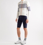 Cafe du Cycliste - Adèle Mesh-Panelled Jersey Cycling Bib Shorts - Blue