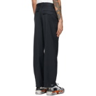 ADER error Black Striped Blang Trousers