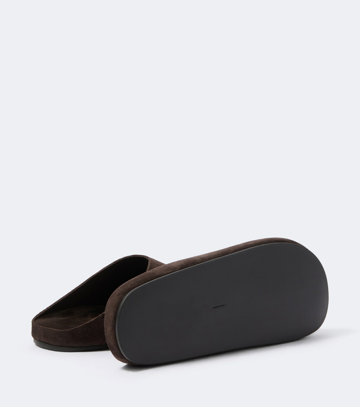 The Row Hudson suede mules