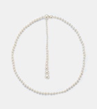 Sophie Bille Brahe La Belle Moon 14kt gold necklace with pearls