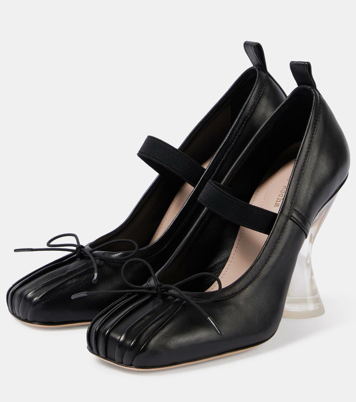 Simone Rocha Ballerina leather pumps Simone Rocha