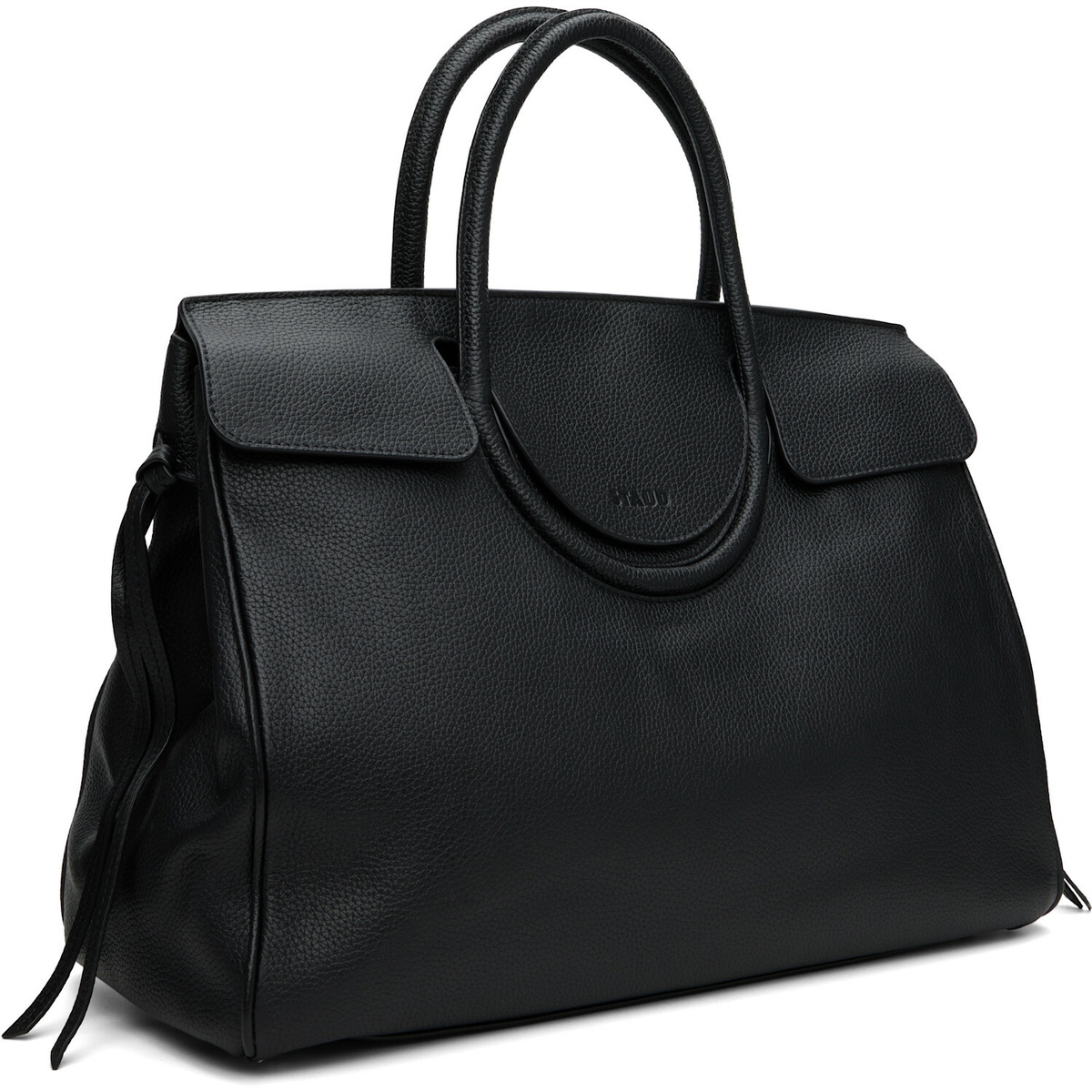 Staud Black Maude Carryall Tote