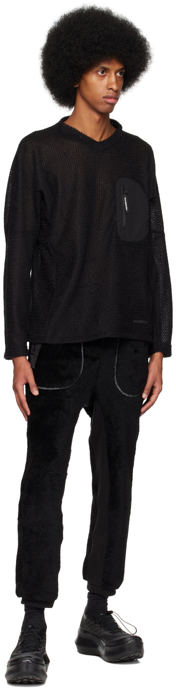 and wander Black Alpha Direct Sweatshirt