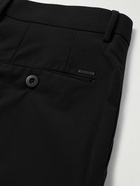 Incotex - Teknosartorial Straight-Leg Pleated Stretch-Shell Trousers - Black