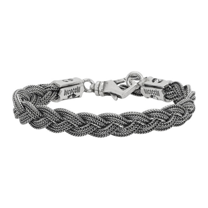 Photo: Emanuele Bicocchi Silver 6-Thread Braided Bracelet