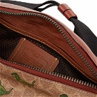 Coach Men's Rexy Signature Leather Belt Bag in Tan/Rust