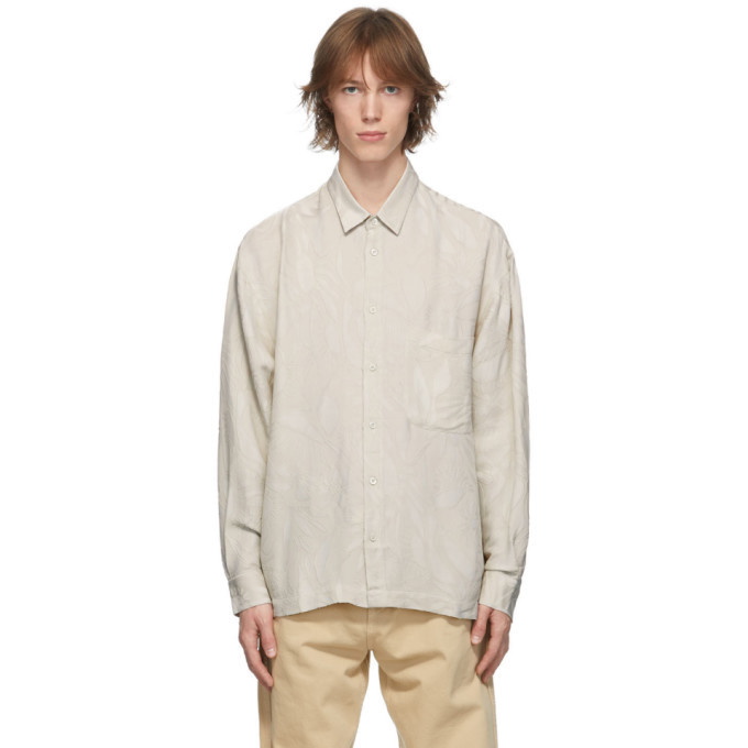 Photo: Jacquemus Beige La Chemise Baou Shirt