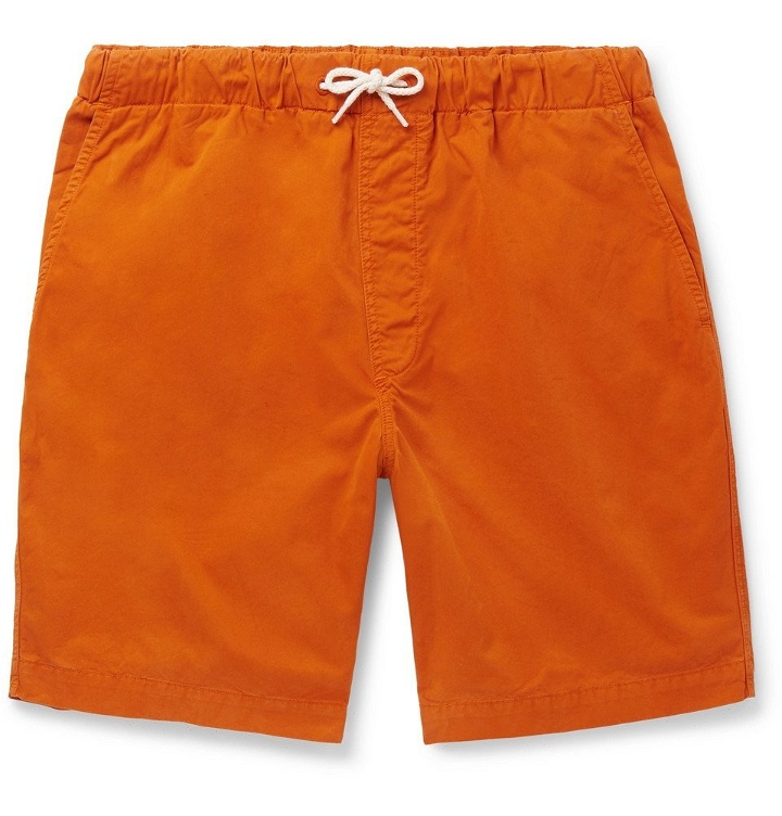 Photo: Albam - Shoreway Cotton-Twill Drawstring Shorts - Orange