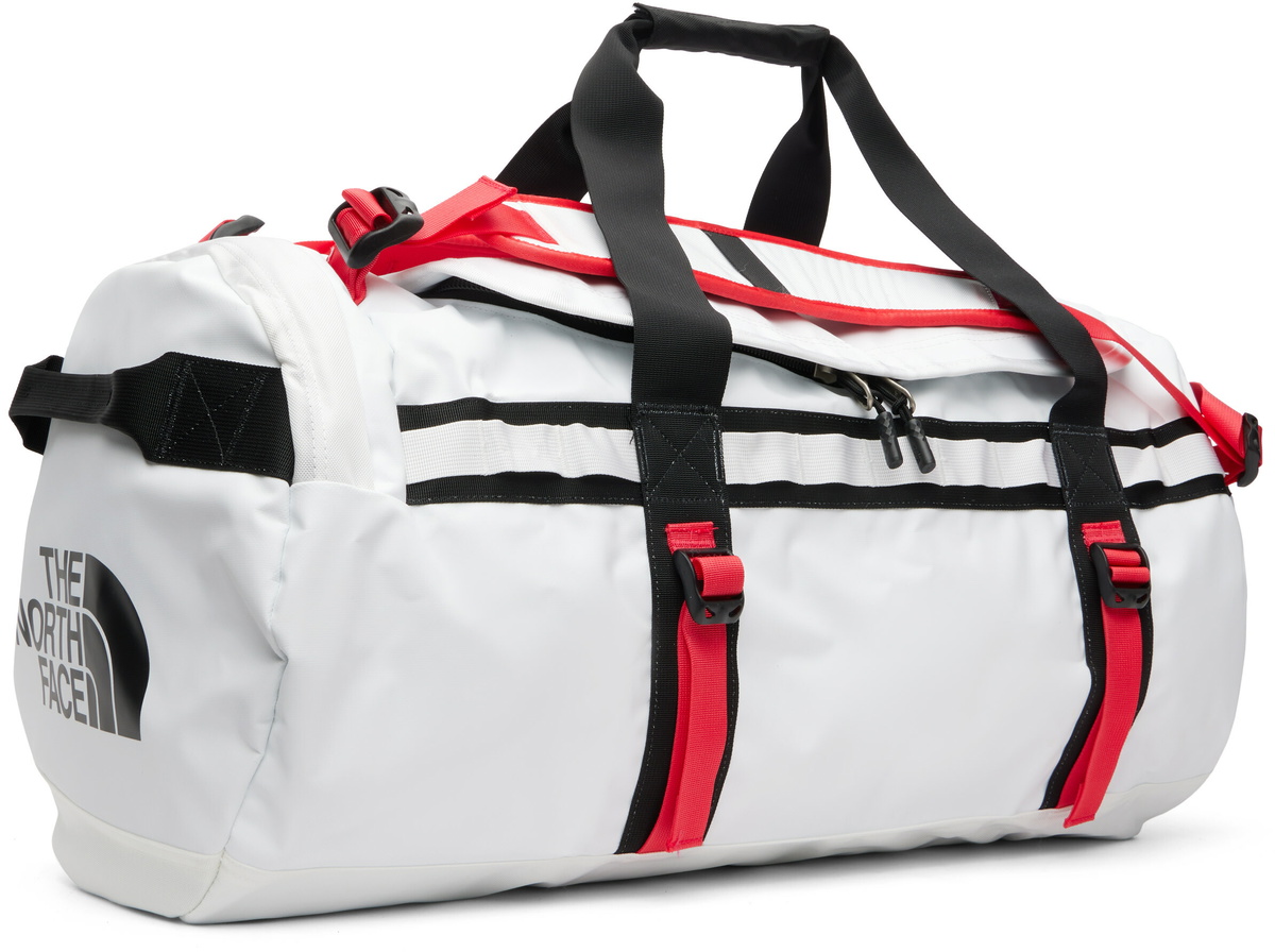The North Face White Base Camp M Convertible Duffle Bag