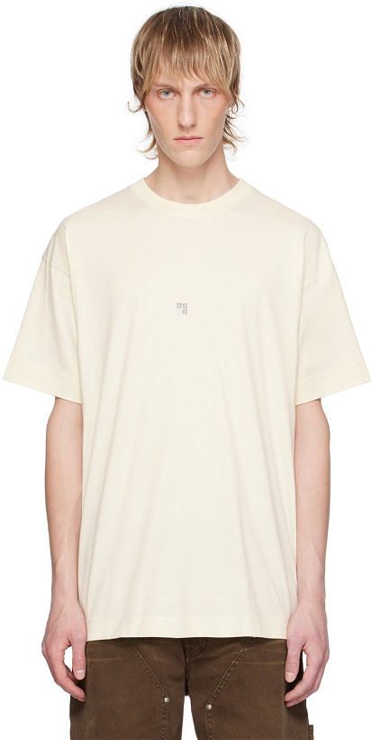 Photo: Givenchy Beige 4G T-Shirt
