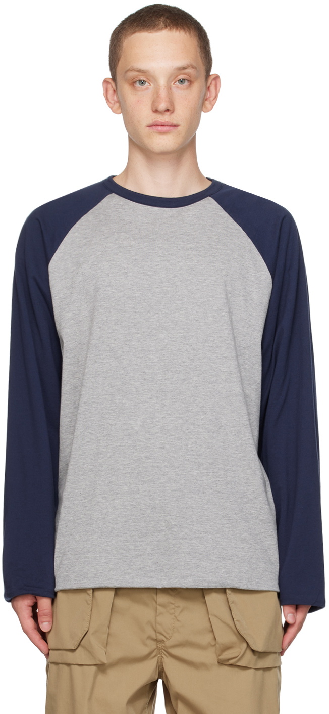Pilgrim Surf + Supply Gray Geoffrey Reversible Long Sleeve T-Shirt
