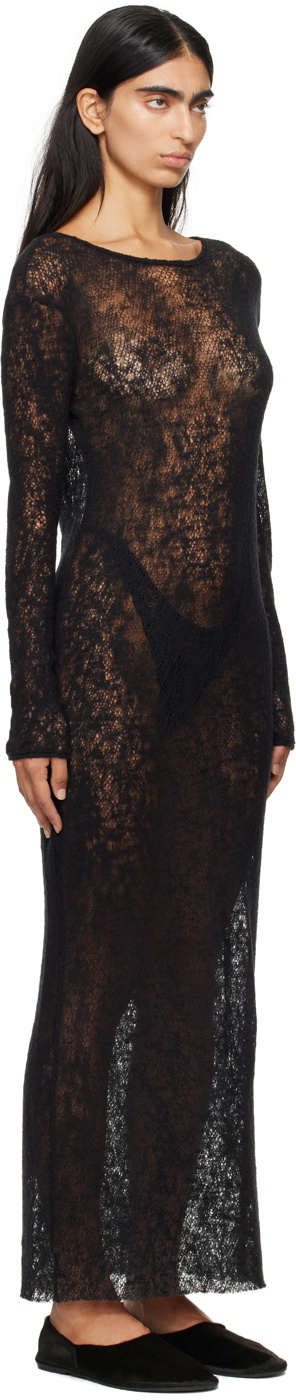 Gabriela Coll Garments Black No.293 Maxi Dress