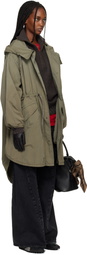 Maison Margiela Khaki Hooded Parka