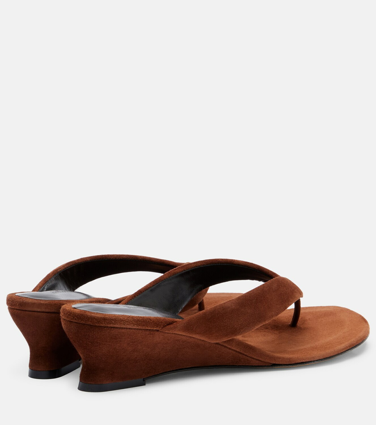 Le Monde Béryl Micro Wedge 40 suede thong sandals