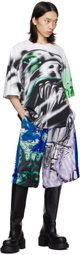 Gerrit Jacob Green & Gray Satin Shorts
