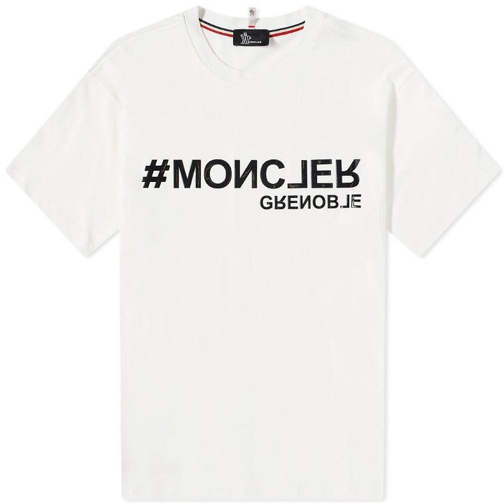 Photo: Moncler Grenoble Men's Logo T-Shirt in White