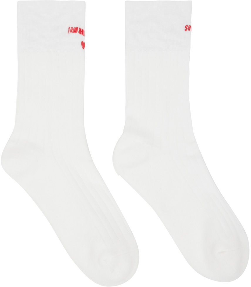 White hotsell supreme socks