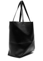 Loewe Puzzle Fold XL Leather Tote - Black - One Size