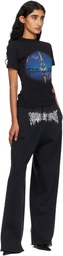 VETEMENTS Gray Logo Baggy Lounge Pants