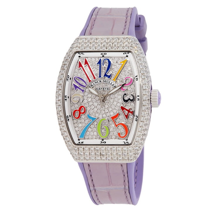 Photo: Franck Muller Vanguard Automatic Diamond Unisex Watch V 32 SC AT FO D CD COL DRM AC VL
