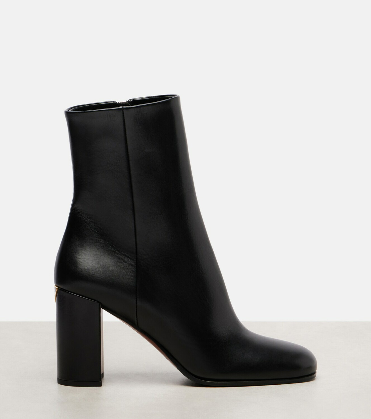 Prada Logo leather ankle boots