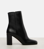 Prada Logo leather ankle boots