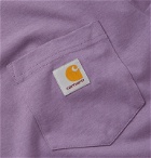 Carhartt WIP - Logo-Appliquéd Cotton-Jersey T-Shirt - Purple