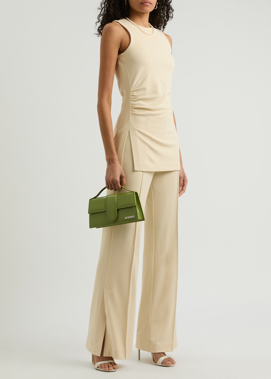Day Birger ET Mikkelsen Elyna Gathered Stretch-jersey Tank Cream