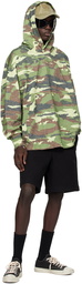 Acne Studios Green Camo Hoodie