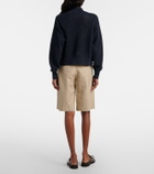 Brunello Cucinelli Cotton and linen shorts