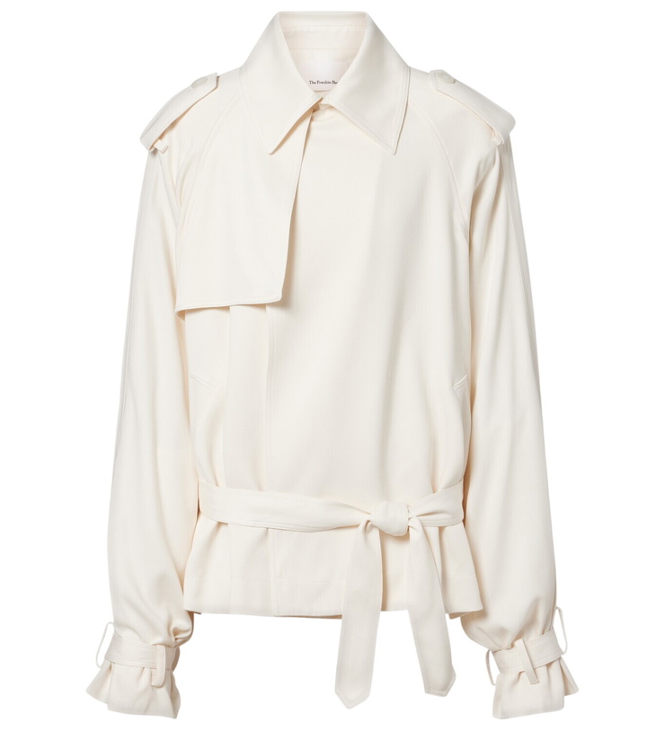 Photo: The Frankie Shop Elva cropped trench coat