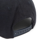 Dime Men's D Full Fit Cap in Herringbone Navy 