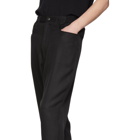 N.Hoolywood Black Woven Trousers