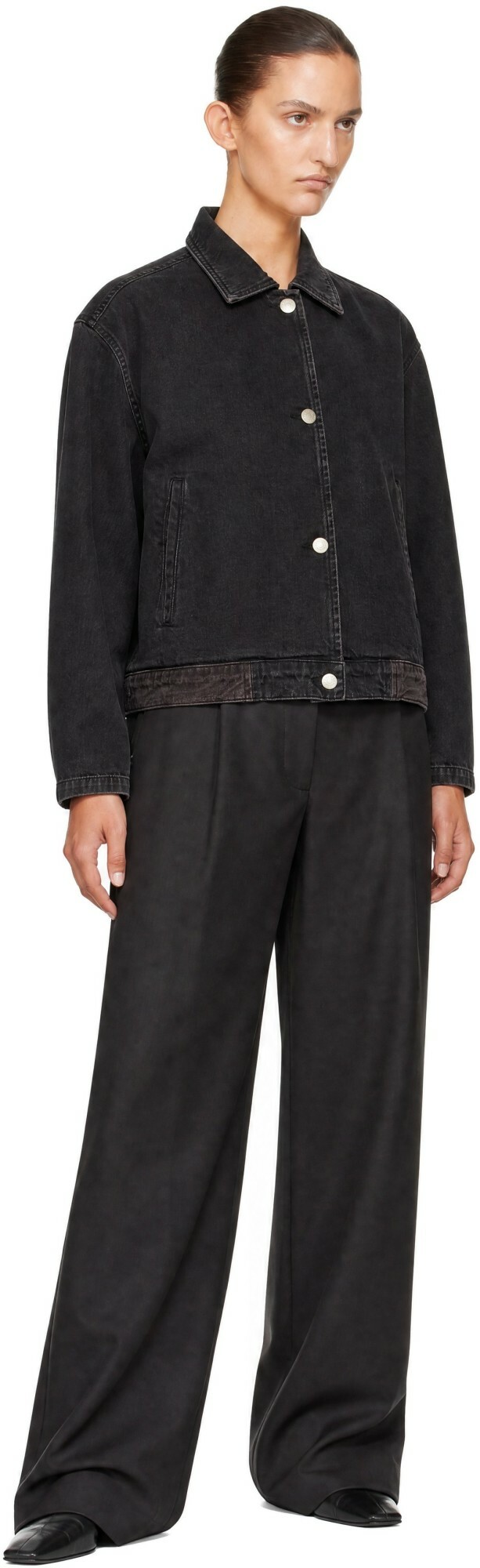 mfpen Black Decorator Denim Jacket