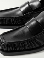 Jil Sander - Leather Penny Loafers - Black