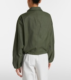 Vince Cotton-blend bomber jacket