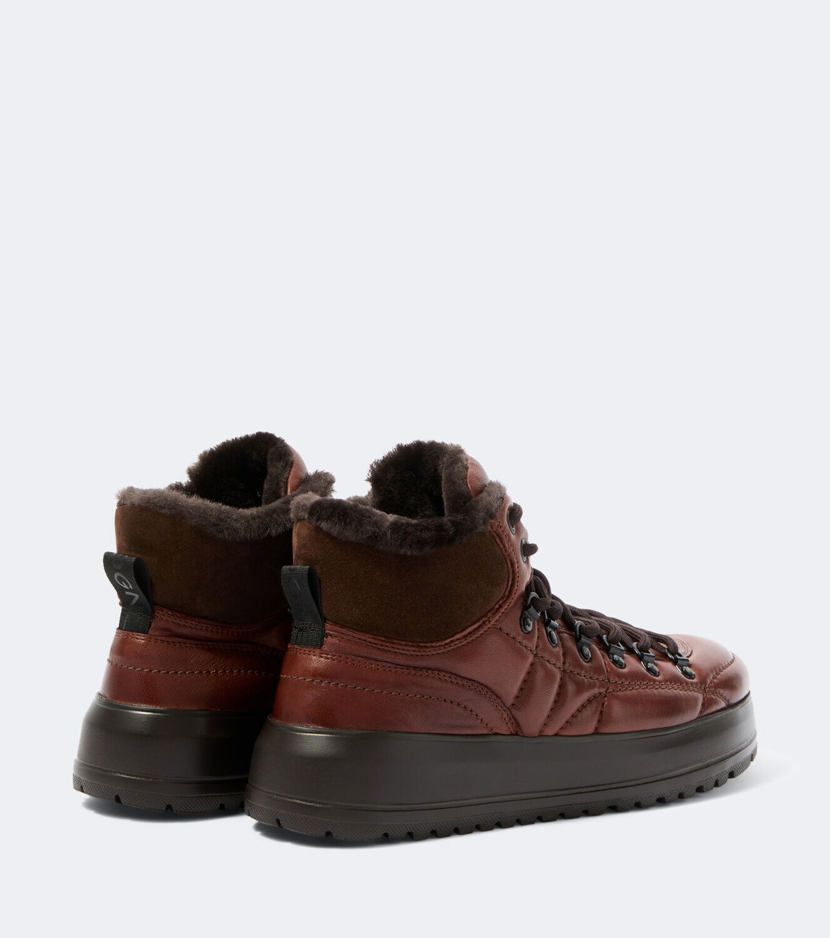 Bogner Antwerp quilted leather lace-up boots