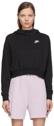 Nike Black Sportswear Essentials Fleece Hoodie