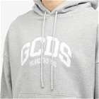 GCDS Men's College Logo Hoodie in Grey